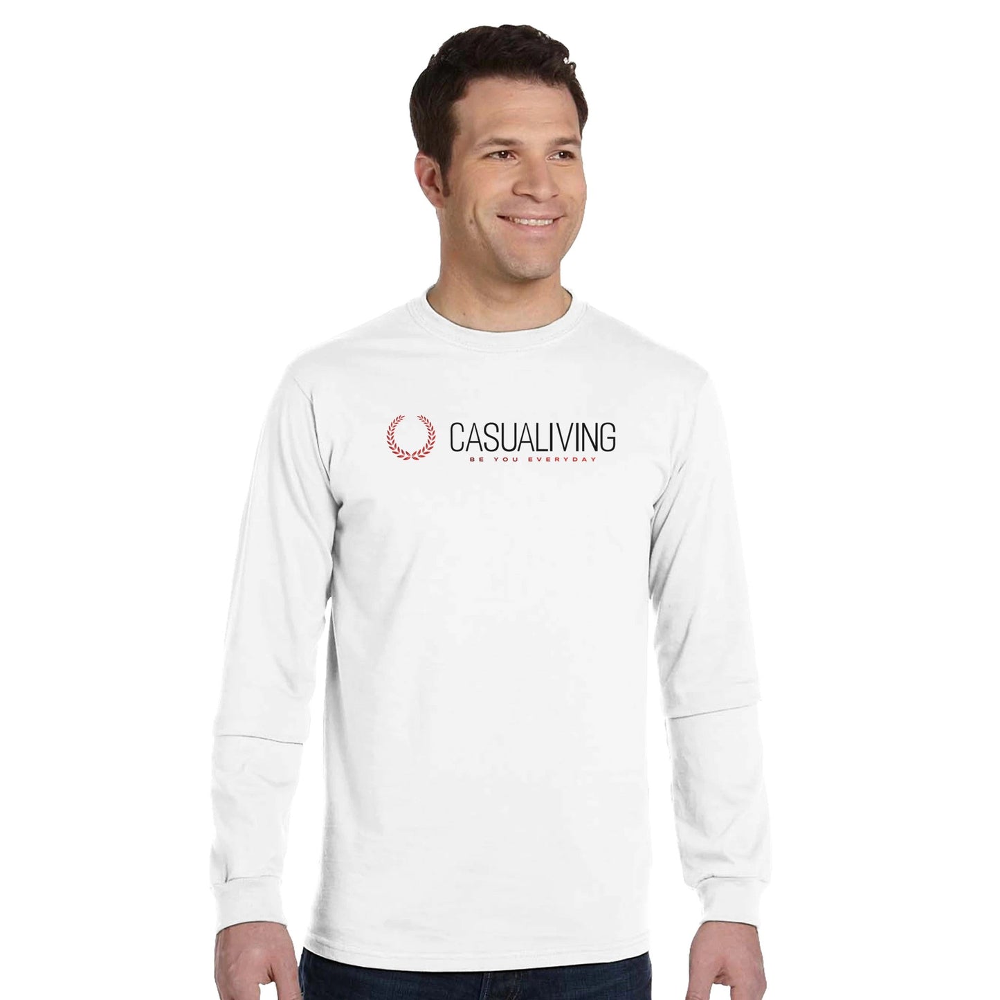 ORGANIC CLASSIC LONG - SLEEVE T - SHIRT | WHITE - Casualiving Wear